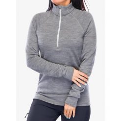 Bluza termoaktywna damska Houdini Desoli Thermal Half Zip. Szare bielizna termoaktywna damska Houdini, na zimę, m, bez wzorów, bez kaptura, narciarskie. Za 718.99 zł.