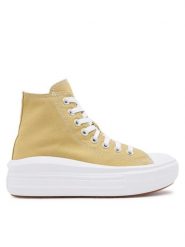 Converse Trampki Chuck Taylor All Star Move A06897C Żółty. Żółte trampki Converse, bez wzorów, z materiału, retro, bez zapięcia. Za 259.99 zł.