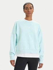 Adidas Bluza Essentials Small Logo Feelcozy JV7300 Zielony Loose Fit. Zielone bluzy adidas, xs, bez wzorów, z bawełny, bez ramiączek, bez kaptura. Za 169.99 zł.