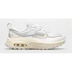 Buty do chodzenia damskie Nike Air Max. Białe buty do biegania Nike, bez wzorów, z materiału, bez zapięcia, do biegania, nike air max. Za 624.00 zł.