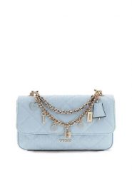 Guess Torebka 181090 Niebieski. Niebieskie listonoszki Guess, z aplikacjami, bez dodatków. Za 699.99 zł.