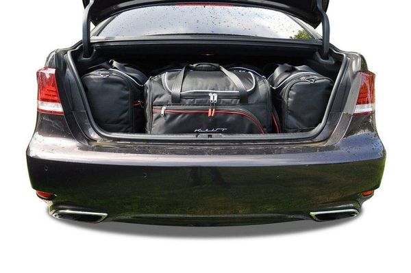 Torby Do Bagażnika Lexus Ls 2006-2017 5Szt Kjust. Czarne torby podróżne KJUST, bez wzorów, z kauczuku. Za 1,482.00 zł.