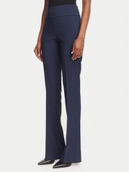 Rinascimento Spodnie materiałowe CFC0130140003 Granatowy Flare Fit. Niebieskie spodnie materiałowe Rinascimento, bez wzorów, z materiału. Za 464.99 zł.