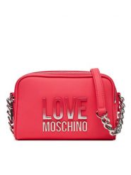 LOVE MOSCHINO Torebka JC4255PP0MKD0615 Różowy. Czerwone listonoszki Love Moschino, bez wzorów, ze skóry, bez dodatków. Za 959.99 zł.
