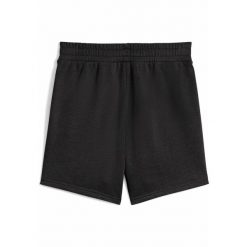 Damskie szorty z wysokim stanem ESS SCRIPT 5" PUMA Black. Czarne szorty Puma, bez wzorów. Za 149.00 zł.