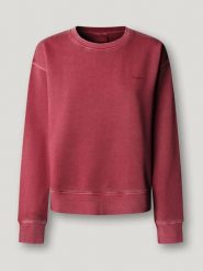 Pepe Jeans Bluza "Malu" w kolorze czerwonym rozmiar: S. Czerwone bluzy Pepe Jeans, s, bez wzorów, z jeansu, bez kaptura. Za 159.21 zł.