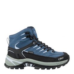 Buty trekkingowe damskie CMP RIGEL 2.0 MID skóra wodoodporne. Niebieskie buty trekkingowe CMP, bez wzorów, ze skóry, bez zapięcia, trekkingowe. Za 529.99 zł.