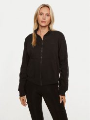 Guess Bluza Stacie V4BQ01 KC5O0 Czarny Regular Fit. Czarne bluzy Guess, xxs, z aplikacjami, z bawełny, bez kaptura. Za 189.99 zł.