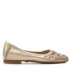 Baleriny Maciejka. Żółte baleriny Maciejka, bez wzorów, bez obcasa, bez zapięcia. Za 319.99 zł.