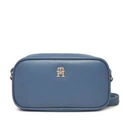 Torebka Tommy Hilfiger. Niebieskie listonoszki Tommy Hilfiger, bez wzorów, bez dodatków. Za 259.99 zł.