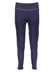 Copenhagen Studios Legginsy sportowe w kolorze granatowym rozmiar: XL. Niebieskie legginsy Copenhagen Studios, xl, bez wzorów, z materiału, z podwyższonym stanem, outdoorowe. Za 95.92 zł.