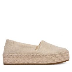 Espadryle Toms. Brązowe espadryle TOMS, bez wzorów, bez obcasa. Za 419.99 zł.