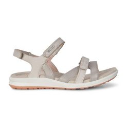 Sandały damskie Ecco 69000000000. Szare sandały ECCO, bez wzorów, eleganckie, bez obcasa, bez zapięcia. Za 789.95 zł.