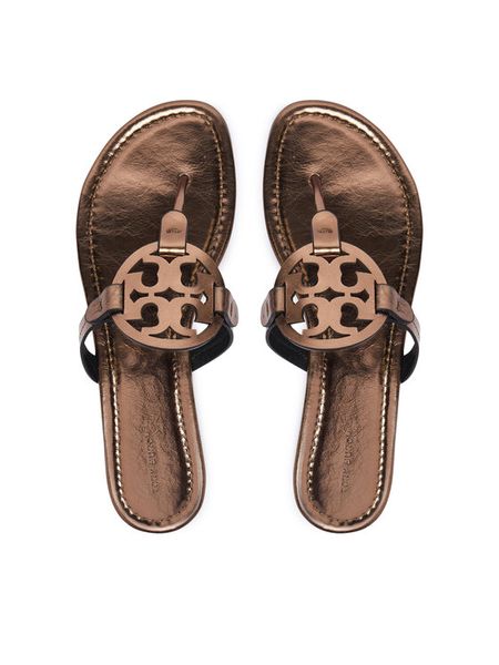 Tory Burch Japonki 183517 Niebieski. Niebieskie japonki Tory Burch, bez wzorów, ze skóry. Za 1,134.00 zł.