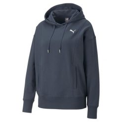 Sweatshirt bluza z kapturem dla kobiet Puma Her TR. Niebieskie bluzy Puma, m, bez wzorów, z bawełny, bez ramiączek, z kapturem. Za 276.65 zł.