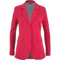 Żakiet bawełniany z dżerseju bonprix czerwony. Marynarki i żakiety marki bonprix. Za 149.99 zł.