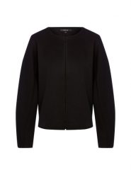 Opus Damska kurtka dresowa - Gemuri Kobiety Sztuczne włókno czarny jednolity, L. Czarne kurtki Opus, l, bez wzorów, z dresówki, bez kaptura. Za 399.95 zł.