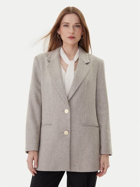 Armani Exchange Marynarka XW000693 AF16146 M1088 Beżowy Loose Fit. Brązowe marynarki i żakiety Armani Exchange, m, bez wzorów, z syntetyku, bez ramiączek. Za 1,269.00 zł.