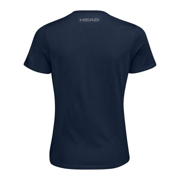 T-shirt damski Club Lara. Niebieskie t-shirty Head, bez wzorów, z bawełny, sportowe, bez kołnierzyka, bez ramiączek. W wyprzedaży za 101.50 zł.