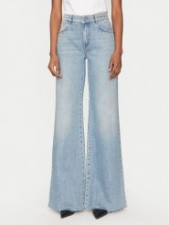 Marella Jeansy Wleg 2513181034 Niebieski Wide Leg. Niebieskie jeansy Marella, bez wzorów, z bawełny. Za 839.99 zł.