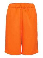 SELECTED FEMME Bermudy "Tinni" w kolorze pomarańczowym rozmiar: 36. Pomarańczowe szorty Selected Femme, bez wzorów. Za 83.81 zł.