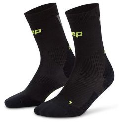 Skarpetki uciskowe do kostek CEP Compression Core Run Ultralight. Czarne skarpetki CEP, bez wzorów, z materiału. Za 79.00 zł.