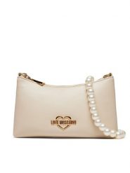 LOVE MOSCHINO Torebka JC4351PP0LKT0110 Écru. Torebki klasyczne Love Moschino, bez wzorów, ze skóry, bez dodatków. Za 539.99 zł.