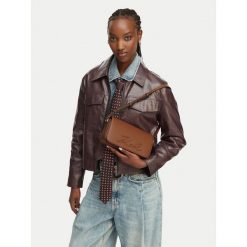 Torebka KARL LAGERFELD. Brązowe torebki klasyczne KARL LAGERFELD, bez wzorów, klasyczne, bez dodatków. Za 649.99 zł.