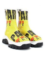 Goby Sztyblety w kolorze żółtym rozmiar: 37. Żółte buty sportowe lifestyle Goby, bez wzorów, sportowe, bez zapięcia. Za 339.99 zł.