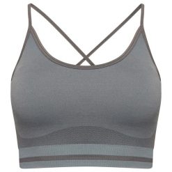 Stanik fitness cardio damski Dare 2B Don't Sweat It. Czarne biustonosze sportowe Dare 2b, bez wzorów, z elastanu, na fitness i siłownię. W wyprzedaży za 99.99 zł.