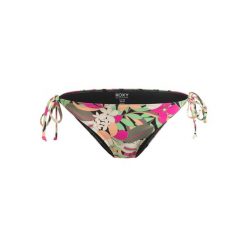 Majtki bikini wiązane z boku PRINTED BEACH CLASSICS Czarny Kobiety. Czarne bikini Roxy, bez wzorów, z elastanu. Za 129.00 zł.