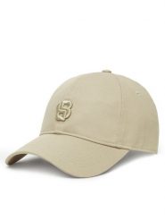 BOSS Czapka z daszkiem Ari 50533348 Beżowy. Brązowe czapki z daszkiem Boss, bez wzorów, z bawełny. Za 239.99 zł.