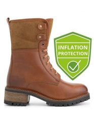 Mysa Skórzane botki "Daisy" w kolorze brązowym rozmiar: 40. Brązowe botki mysa, bez wzorów, z materiału, bez obcasa, bez zapięcia. Za 271.67 zł.