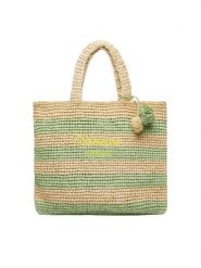 Liu Jo Torebka AA6245 A0006 Zielony. Zielone shopper bag Liu Jo, bez wzorów, bez dodatków. Za 379.99 zł.