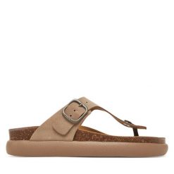 Japonki Scholl. Brązowe japonki Scholl, bez wzorów. Za 259.99 zł.