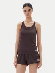 EA7 Emporio Armani Koszulka techniczna 7W000237 AF12509 U6278 Brązowy Regular Fit. Brązowe t-shirty sportowe EA7 Emporio Armani, m, bez wzorów, z syntetyku, bez ramiączek, na fitness i siłownię. Za 289.99 zł.