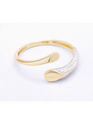 DIAMANTA Złoty pierścionek "Aenor" z diamentami rozmiar: 58. Żółte pierścionki DIAMANTA, z diamentem, złote. Za 1,508.36 zł.