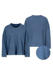 Sublevel Sweter w kolorze niebieskim rozmiar: S/M. Niebieskie swetry Sublevel, m, bez wzorów, bez ramiączek. Za 52.92 zł.