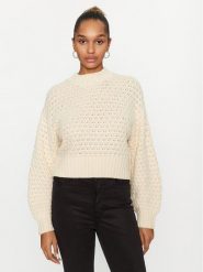 Noisy May Sweter 27028402 Écru Regular Fit. Swetry Noisy May, l, bez wzorów, z syntetyku, bez ramiączek. Za 119.99 zł.