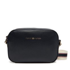 Torebka Tommy Hilfiger. Niebieskie listonoszki Tommy Hilfiger, bez wzorów, bez dodatków. Za 429.99 zł.