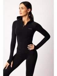 Spaio Bluza sportowa "Adapt" w kolorze czarnym rozmiar: XS. Czarne bluzy z kapturem Spaio, xs, bez wzorów, z materiału, bez kaptura, outdoorowe. Za 208.99 zł.