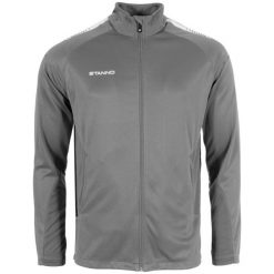 Bluza dresowa z pełnym zamkiem błyskawicznym Stanno First. Czarne bluzy STANNO, l, bez wzorów, z dresówki, sportowe, bez ramiączek, bez kaptura. Za 187.10 zł.