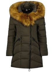 Canadian Peak Parka "Chayeak" w kolorze khaki rozmiar: S. Brązowe płaszcze Canadian Peak, s, bez wzorów, bez kaptura. Za 254.74 zł.