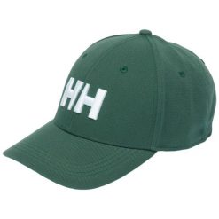 Czapka bejsbolówka Helly Hansen. Zielone czapki z daszkiem Helly Hansen, bez wzorów, z poliesteru. Za 195.00 zł.