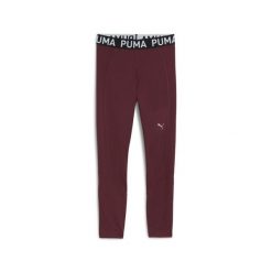 Damskie legginsy PUMA STRONG PUMA. Czerwone legginsy Puma, bez wzorów, sportowe. W wyprzedaży za 183.45 zł.