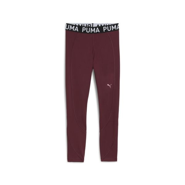 Damskie legginsy PUMA STRONG PUMA. Czerwone legginsy Puma, bez wzorów, sportowe. W wyprzedaży za 183.45 zł.