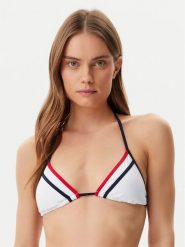 Tommy Hilfiger Góra od bikini UW0UW05810 Biały. Białe bikini Tommy Hilfiger, bez wzorów, z syntetyku. Za 129.99 zł.