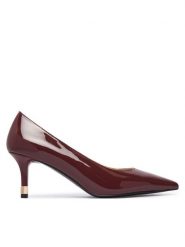 Furla Szpilki Aria YL581FA X70000 4908S Czerwony. Czerwone szpilki Furla, bez wzorów, ze skóry, bez obcasa, na szpilce, bez zapięcia. Za 924.99 zł.