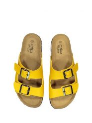 CMP Klapki "Thalitha" w kolorze żółtym rozmiar: 40. Żółte klapki CMP, bez wzorów, klasyczne, z otwartym noskiem, bez obcasa, bez zapięcia. Za 106.95 zł.