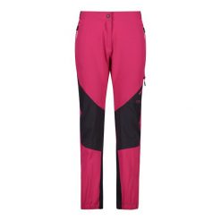 Spodnie narciarskie dla kobiet CMP. Czerwone spodnie narciarskie CMP, bez wzorów, narciarskie. W wyprzedaży za 396.75 zł.